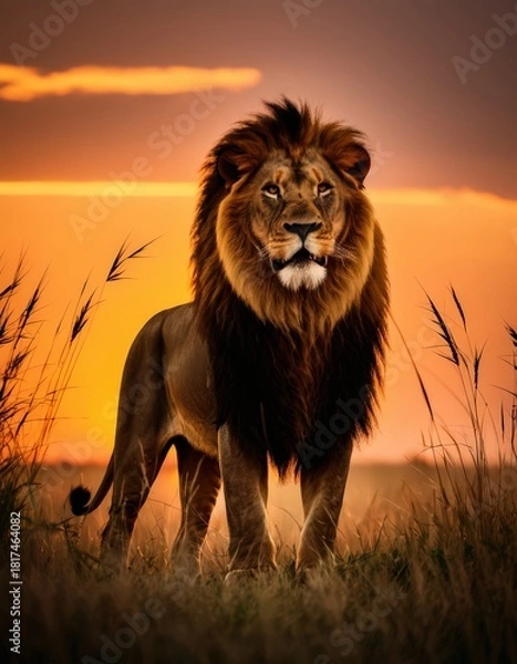 Fototapeta Lion Portrait