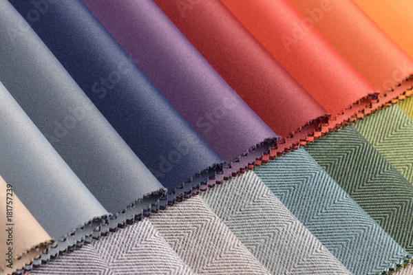 Obraz Wybór materiału kolorowego