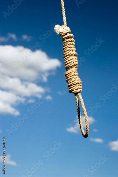 Fototapeta Hangman's Noose Against Blue Sky