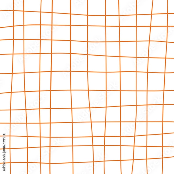 Obraz Orange square grid