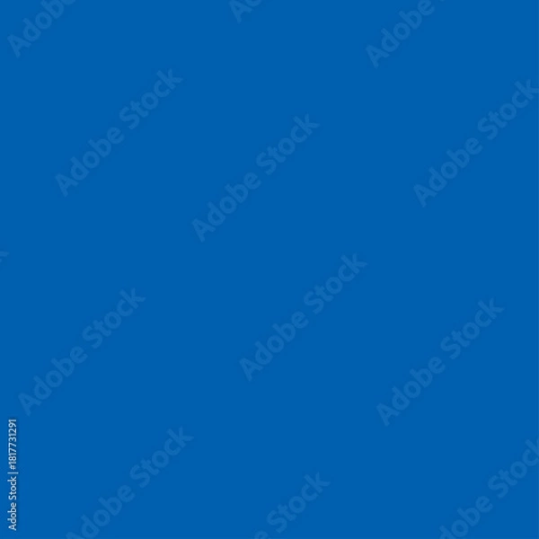 Fototapeta Solid Royal Blue Color Background with No Objects and Plain Texture