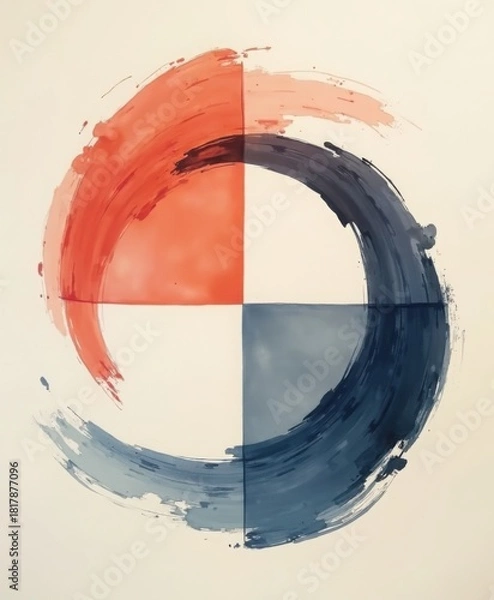 Fototapeta minimal geometric collection with tissue, pupil, highrise, coloured, difficulty, labrador, togetherness