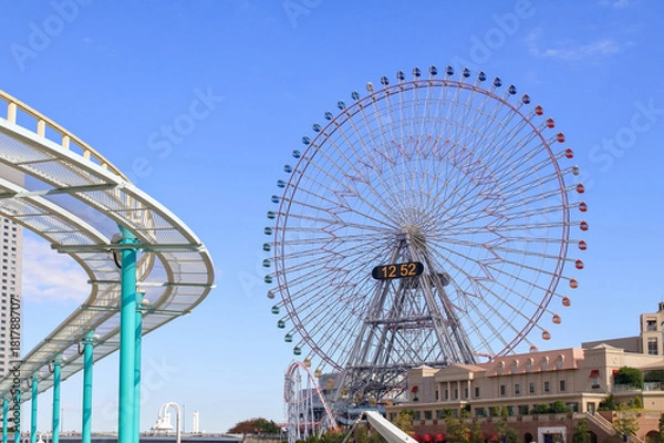 Obraz みなとみらいの大観覧車