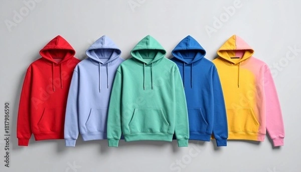 Obraz colorful shirts in a row