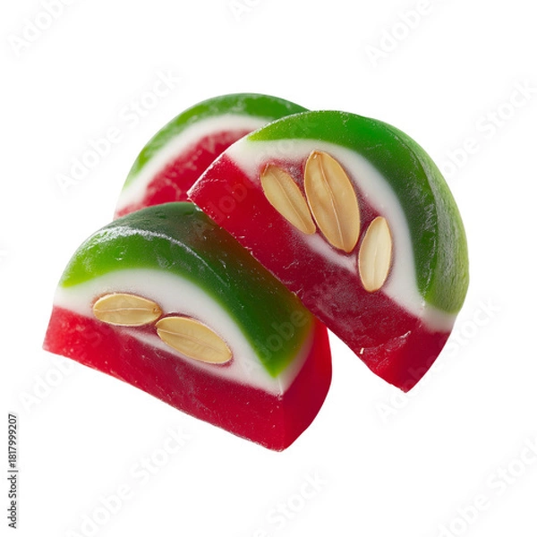 Obraz sweet colorful holiday treats PNG image, transparent background
