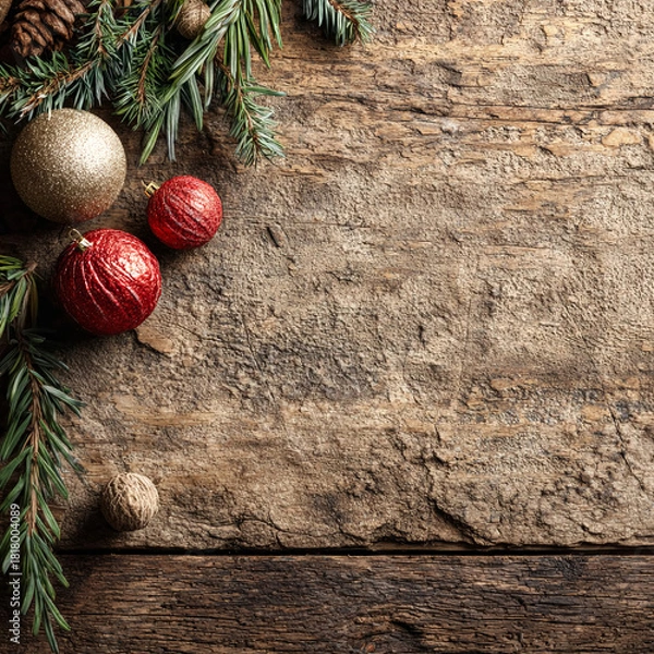 Obraz Festive Christmas Elements Collection.