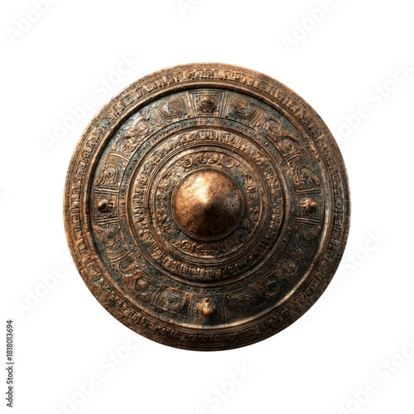 Obraz Bronze shield ancient design middle ages