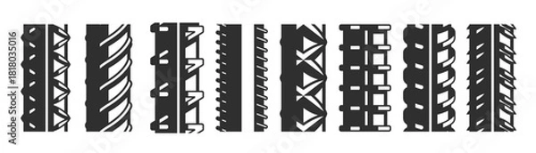 Obraz Rebar Vector illustration