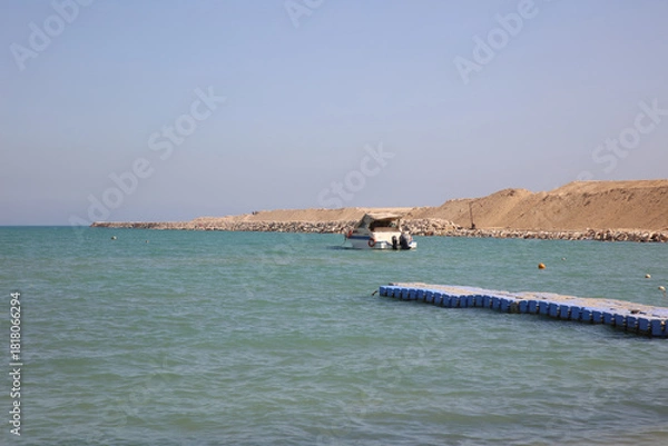 Fototapeta The Red Sea, The Dock, The Boat