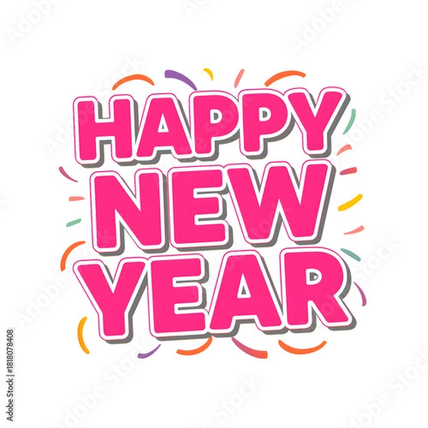 Obraz Happy New Year: Let the Festivities Begin