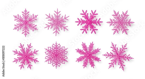 Obraz Festive Christmas Elements Collection.