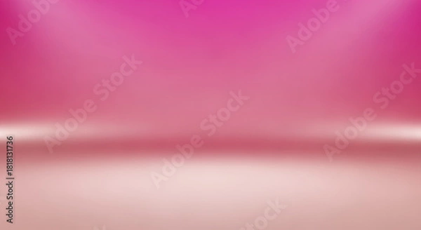 Obraz Abstract pink studio background with soft spotlight effect and floor