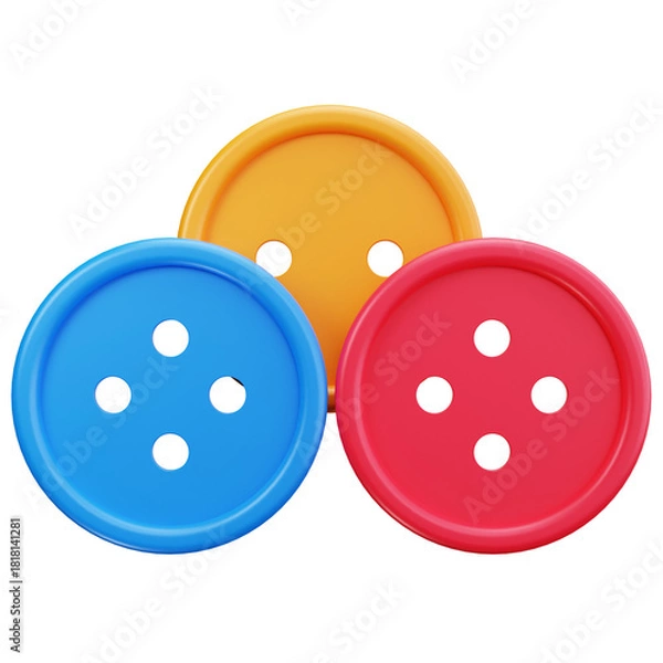 Obraz Color Sewing Buttons