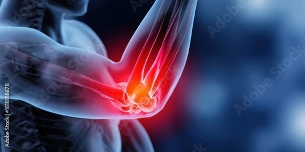 Obraz arm  suffering from with elbow, pain, chronic, woman, rheumatism, suffer, joint