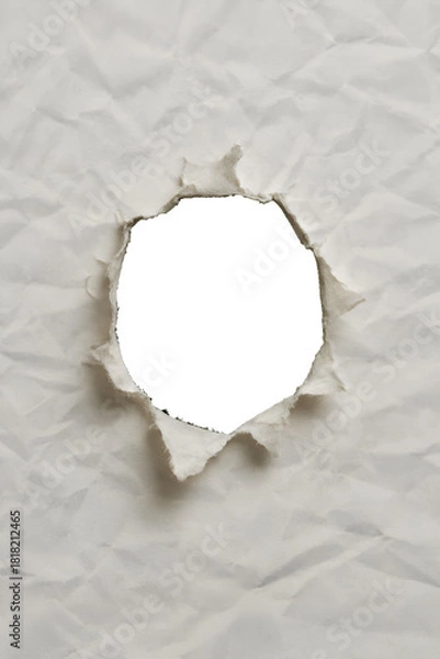 Obraz hole in paper