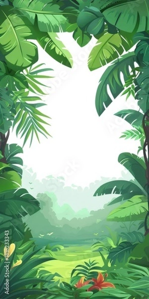 Obraz Tropical Jungle Scene