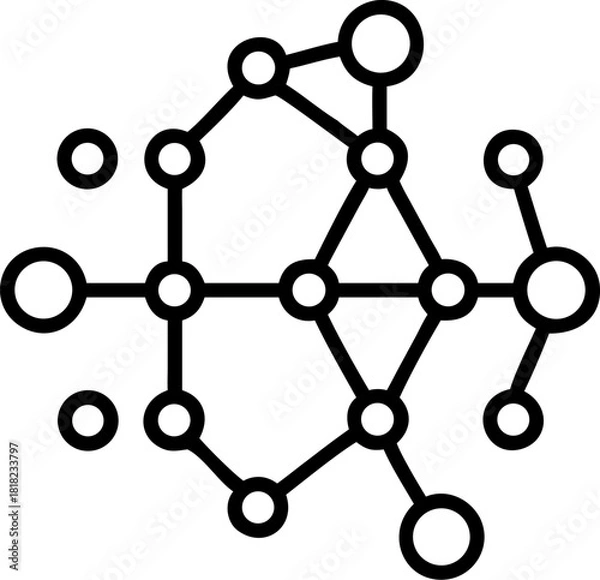 Obraz neural network icon