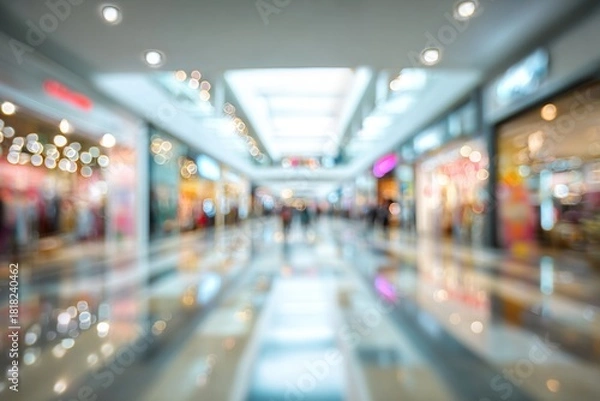 Fototapeta abstract blur image background of mall department store. High quality