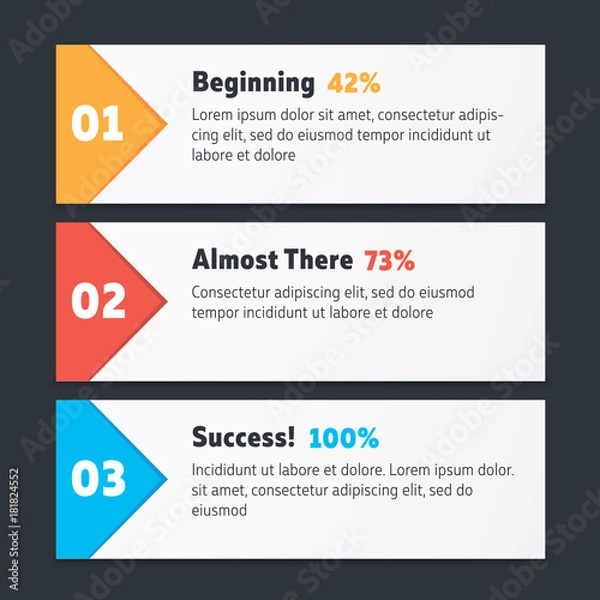 Obraz Minimal Business template.