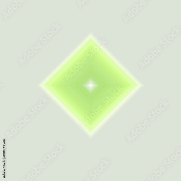 Fototapeta Colorful Diamond Gradient on Transparent Background – Vibrant Gemstone PNG