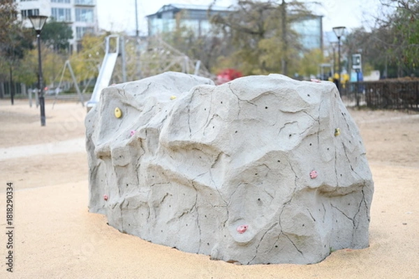 Obraz Mur d'escalade prises climbing holds