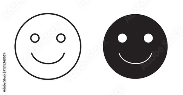 Obraz Happy face icon