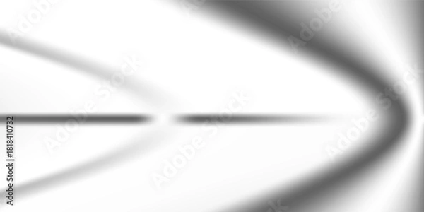 Fototapeta Chrome gradient surface with light gloss. Vector aluminum reflection texture modern art nice simple