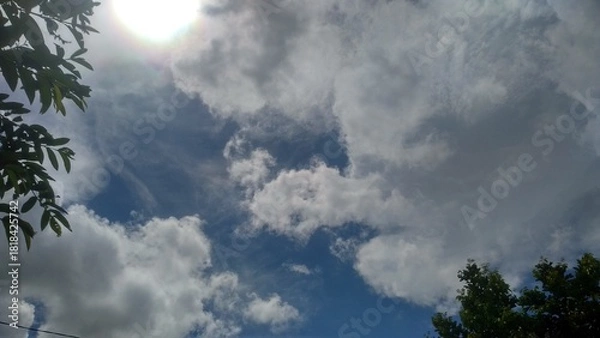 Fototapeta clouds in the sky