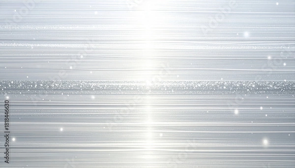 Obraz 銀灰色の木目背景 横ラインと星屑の煌めく抽象テクスチャ