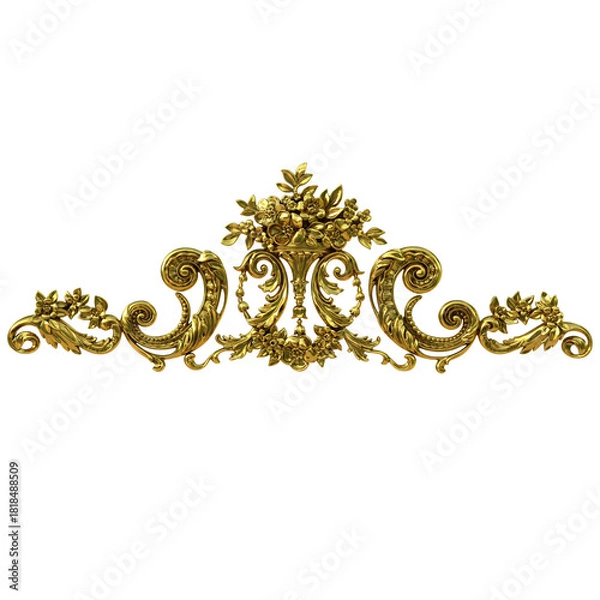 Obraz Golden Luxury Ornament Classic Elegant Decoration