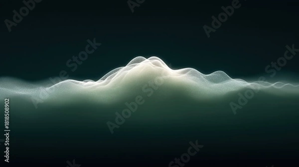 Fototapeta Sound wave concept composition.