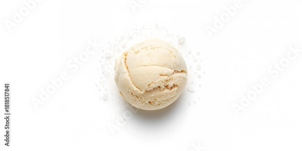 Obraz Young cherry tree leaves emerging with falling petals after rain, emphasizing seasonal renewal