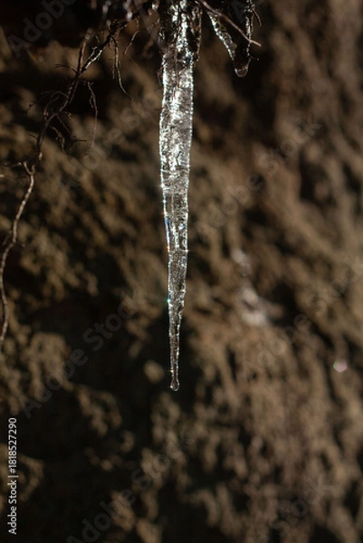 Obraz candelotto di ghiaccio