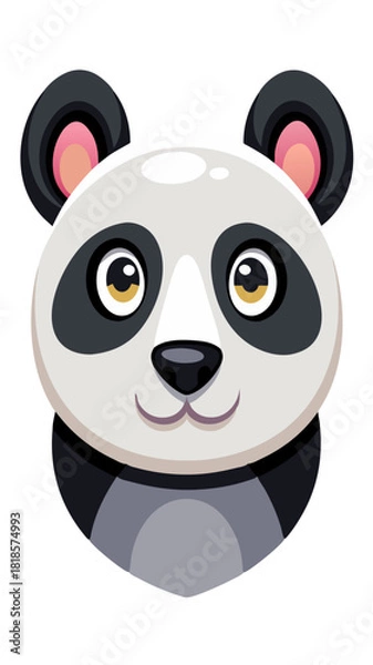 Fototapeta panda bear cartoon