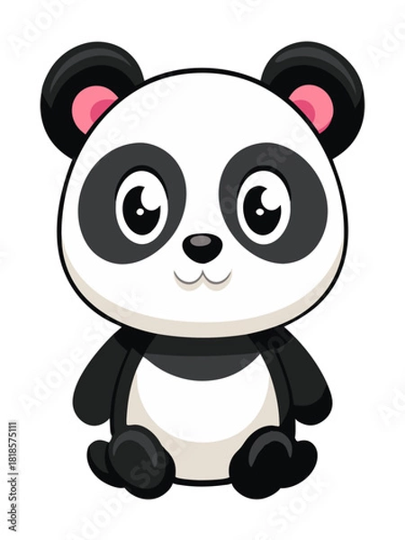Fototapeta panda bear cartoon