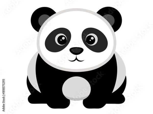 Fototapeta panda bear cartoon