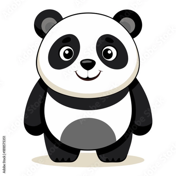 Fototapeta panda bear cartoon