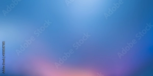 Fototapeta Blurred background, blue purple orange gradient. Abstract color blur background for digital art, poster, presentation template, card, advertising sign, website.