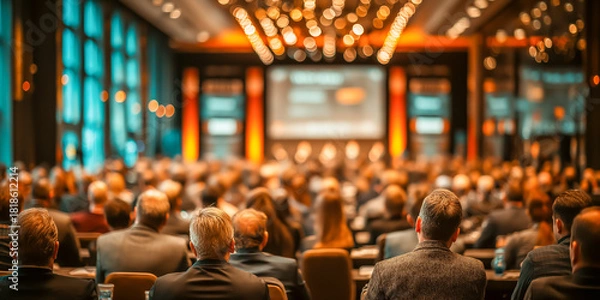 Obraz ビジネスカンファレンスのぼかし背景