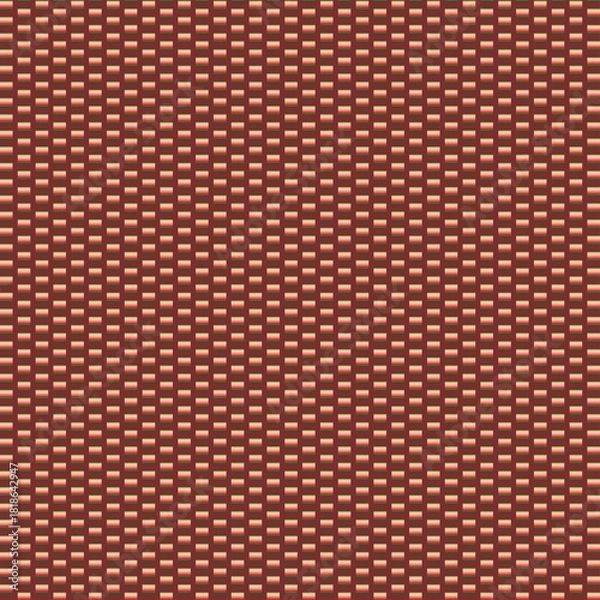 Fototapeta Seamless woven pattern in brown background. Abstract geometric surface texture mosaic.Graphic design vector illustration for Cover Banner Backdrop Poster Flyer Party Decor Template Event Greeting Card