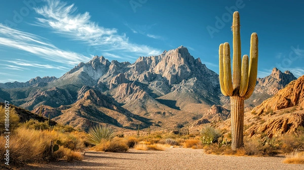 Obraz desert cactus landscape	