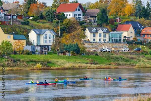 Fototapeta An der Elbe