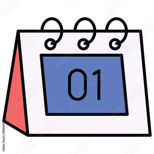 Obraz 01 Calendar Date Icon Vector