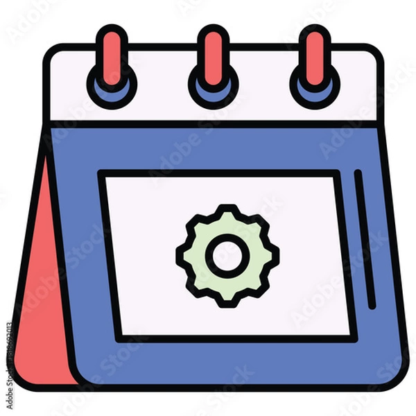 Obraz Event Management Calendar Icon Vector