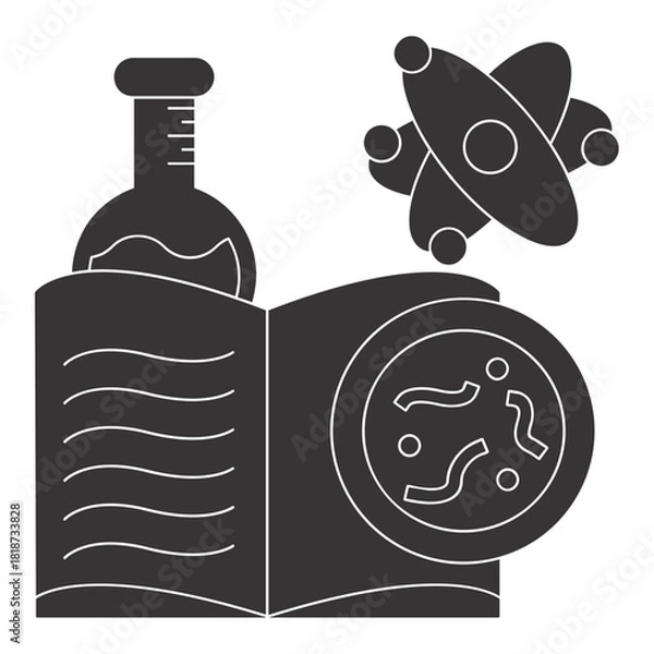 Fototapeta Science Book Icon