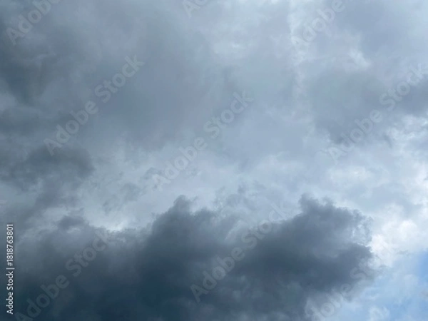 Obraz storm clouds timelapse