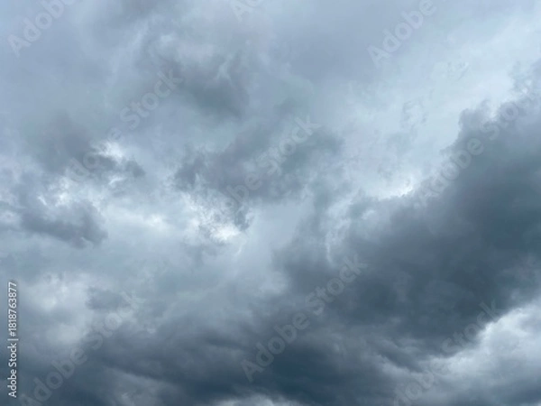 Obraz storm clouds timelapse