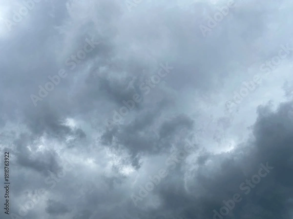 Fototapeta storm clouds timelapse