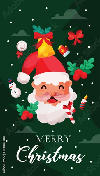 Obraz Illustration Of Merry Christmas Celebration