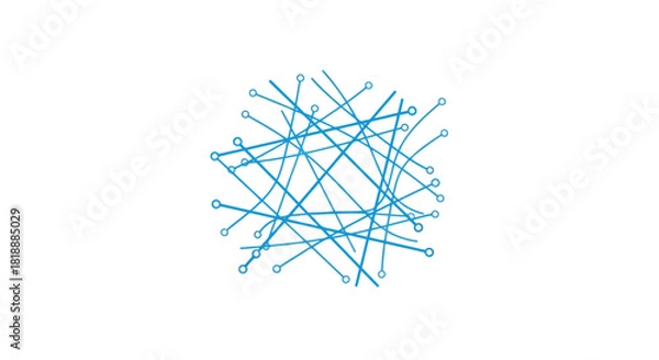 Fototapeta Modern abstract geometric design with vibrant color gradients and clean lines